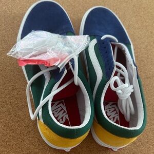 Vans Kids Blue Green Yellow Sneakers